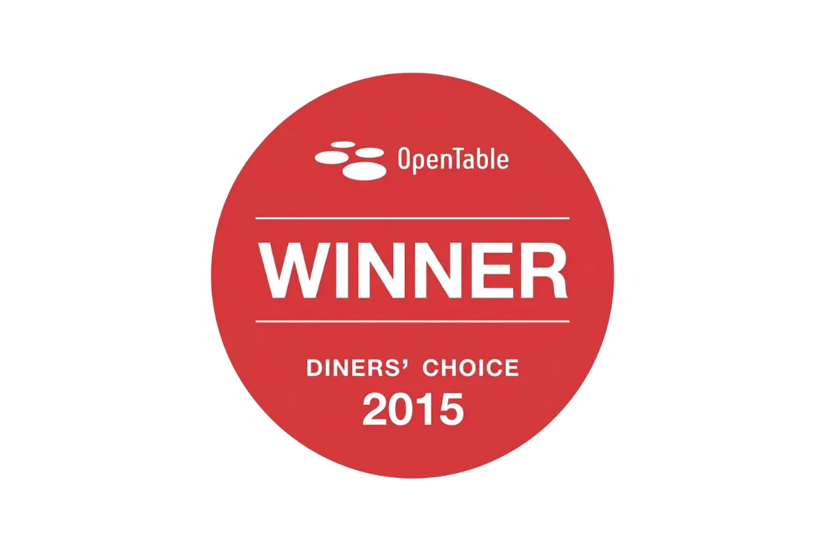 OpenTable Diners' Choice winner, 2015